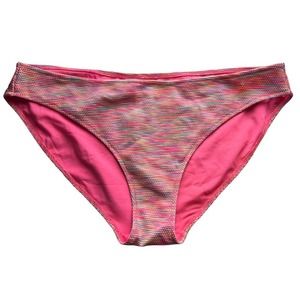 Aerie Bikini Bottoms Pink Rainbow Size Large NWT